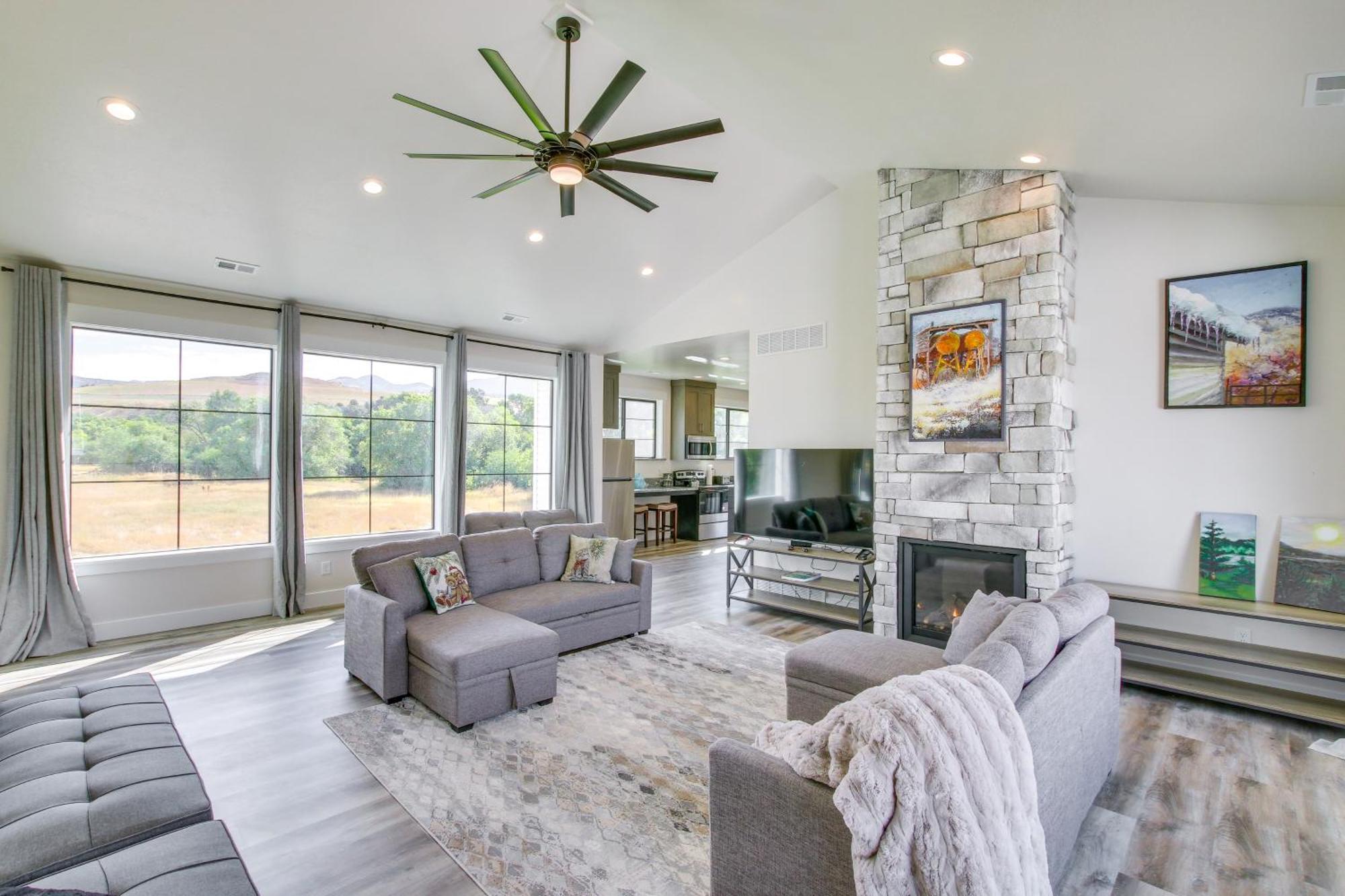 Spacious Idaho Home On Scenic Cub River! Preston Exterior foto