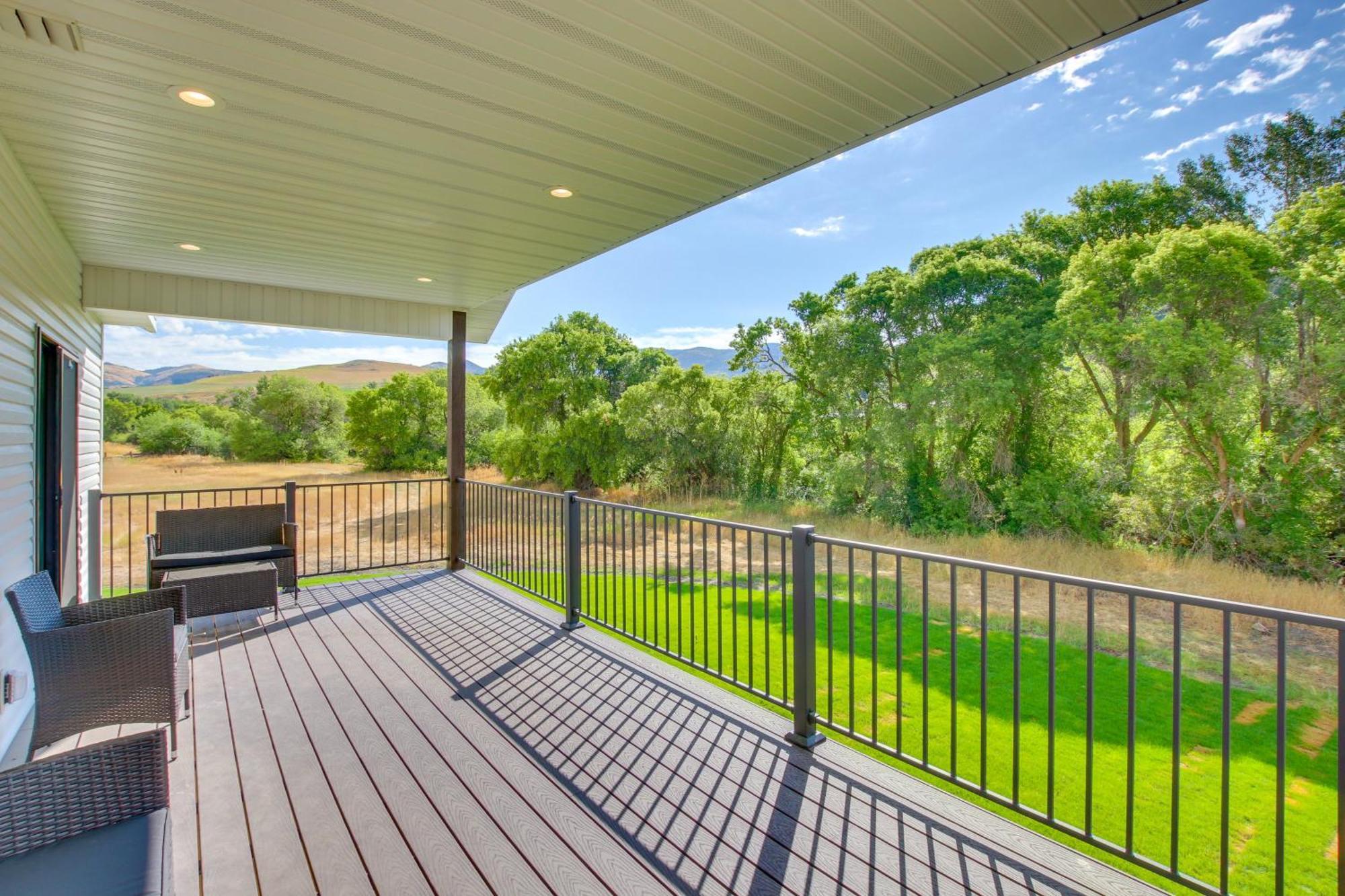 Spacious Idaho Home On Scenic Cub River! Preston Exterior foto